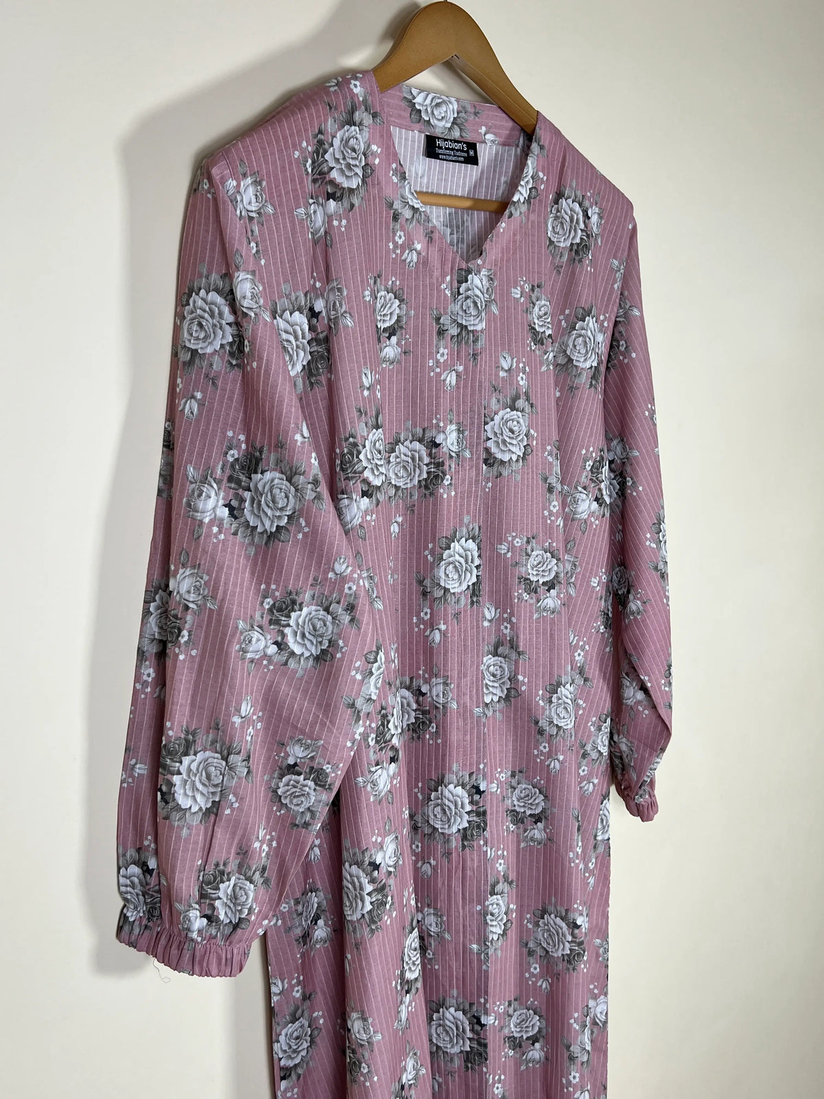 Vintage Rose - Arabic Lawn Abaya HJ1734