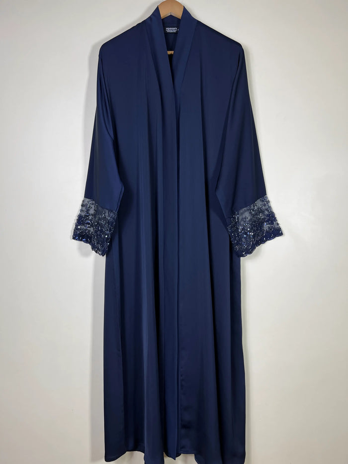 Navy Blue - Gleam of Reverie Abaya - HJ1723
