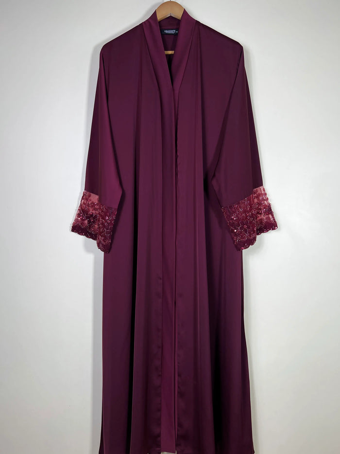 Mulberry - Gleam of Reverie Abaya - HJ1720