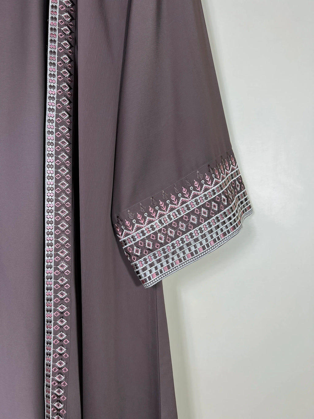 Mocha Taupe - Canvas Layer Abaya HJ1726