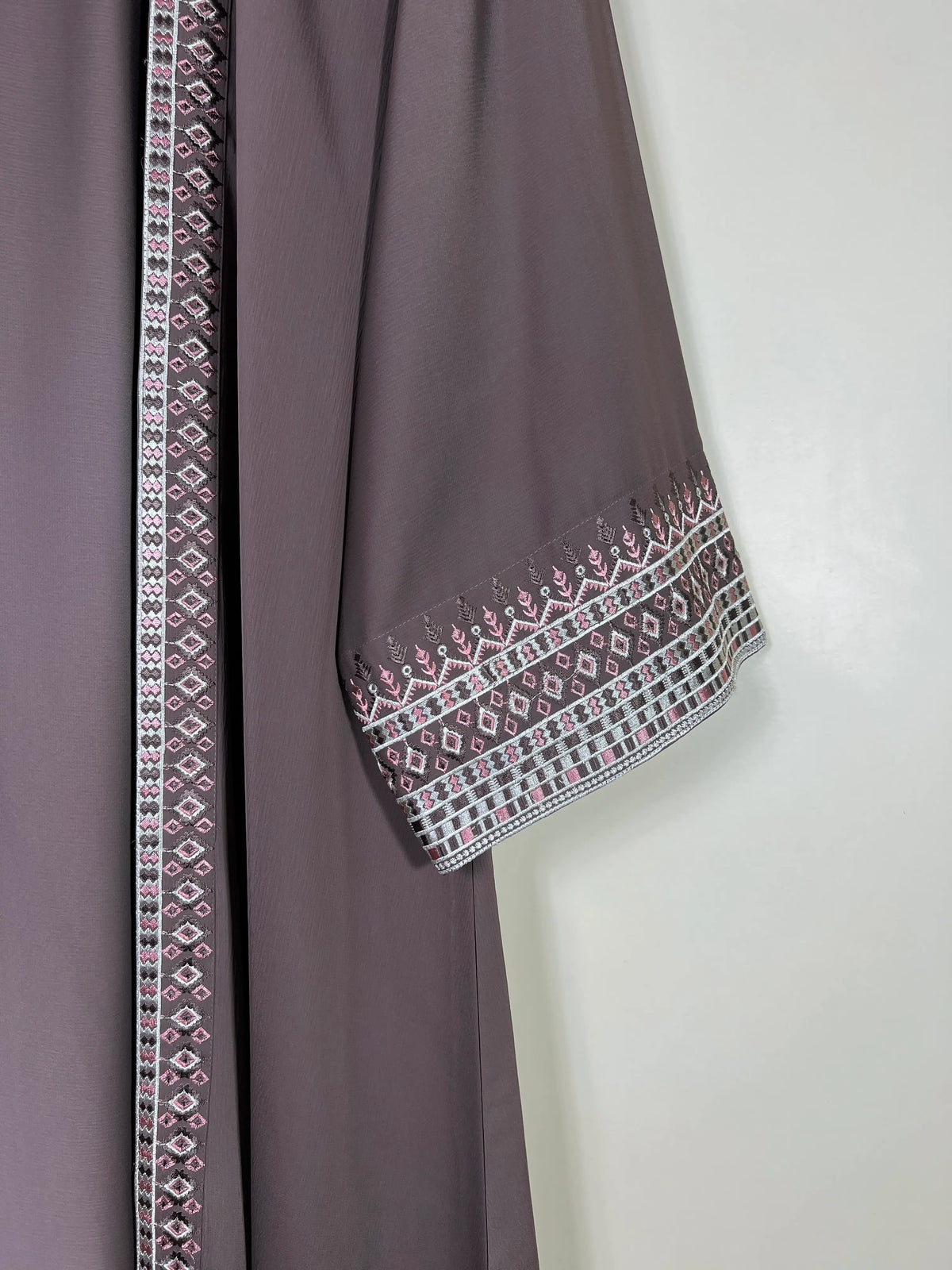 Mocha Taupe - Canvas Layer Abaya HJ1726