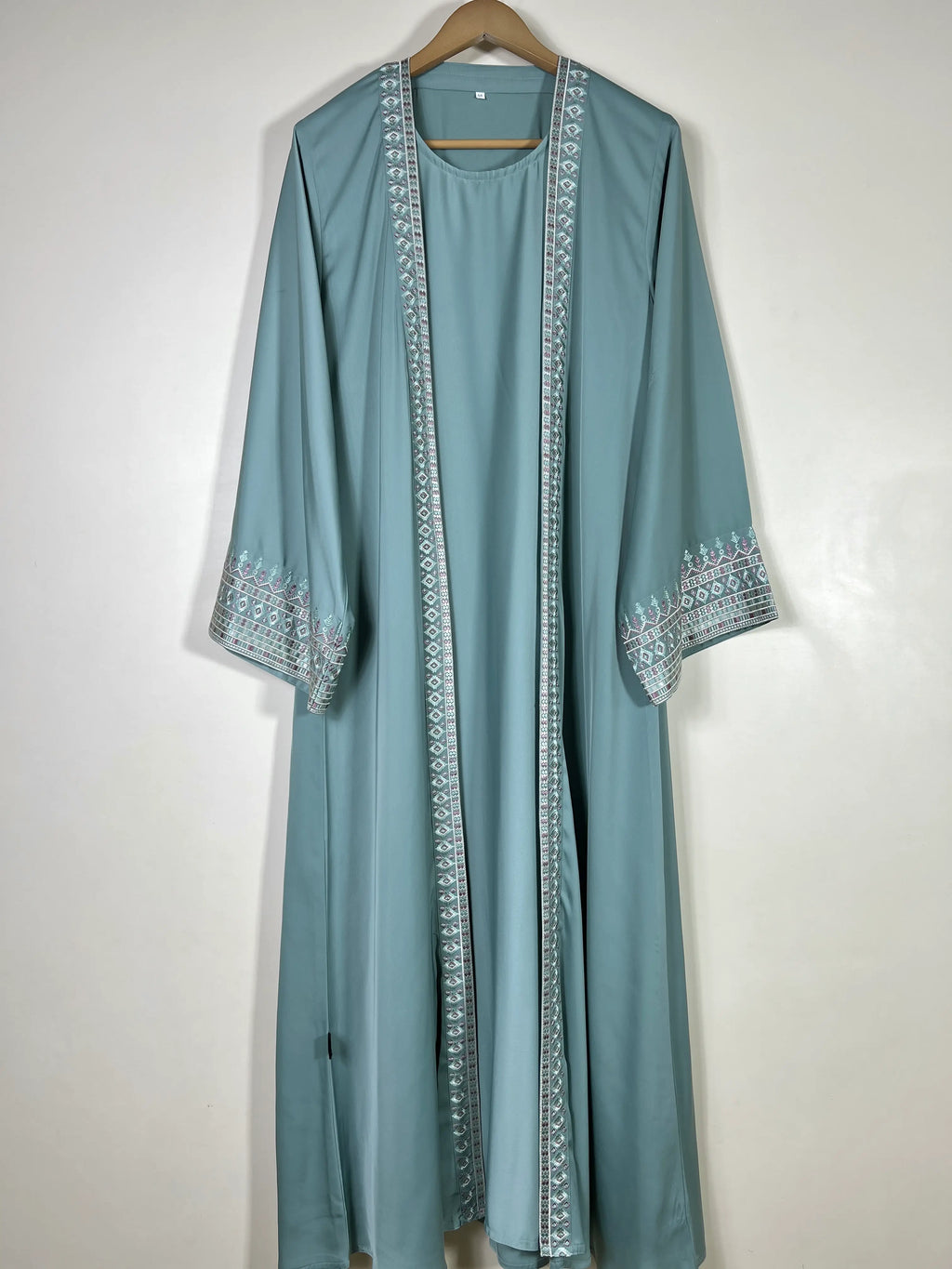 Sage Green - Canvas Layer Abaya HJ1727