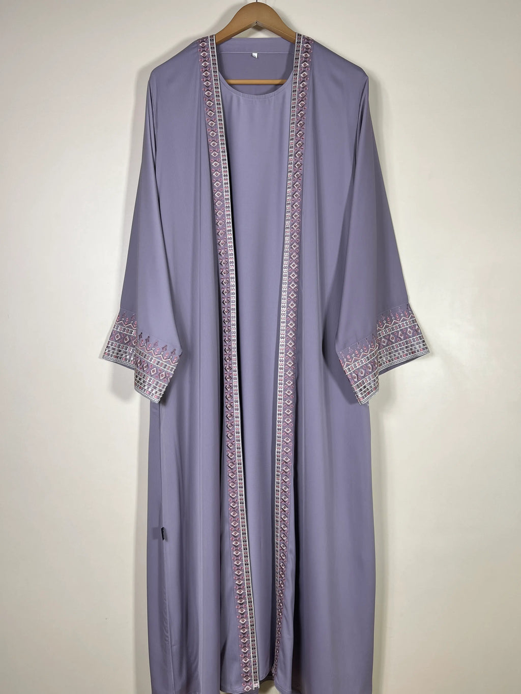 Lavender - Canvas Layer Abaya HJ1724
