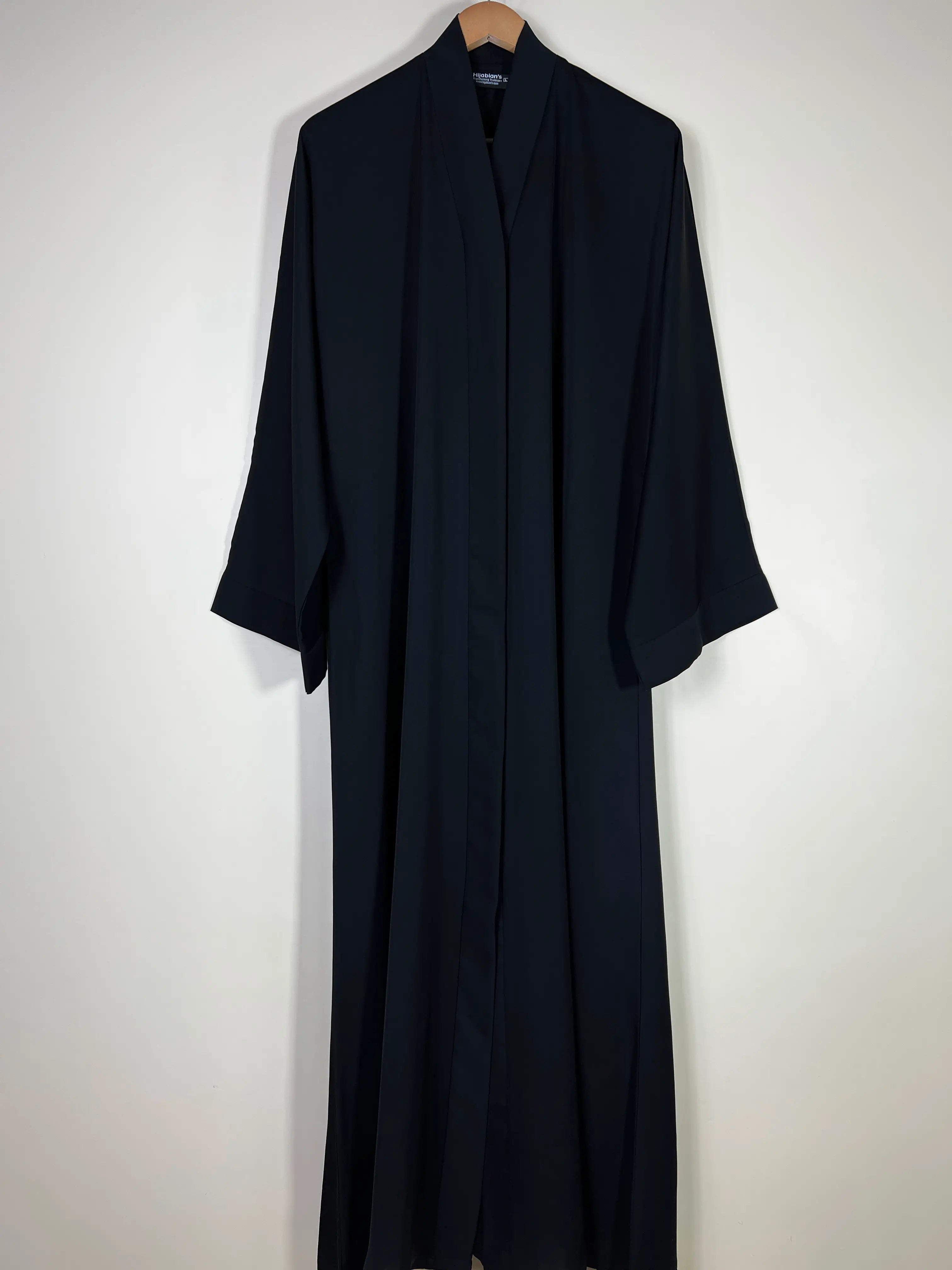 Black - Grace Open Abaya HJ1736 Secondary image
