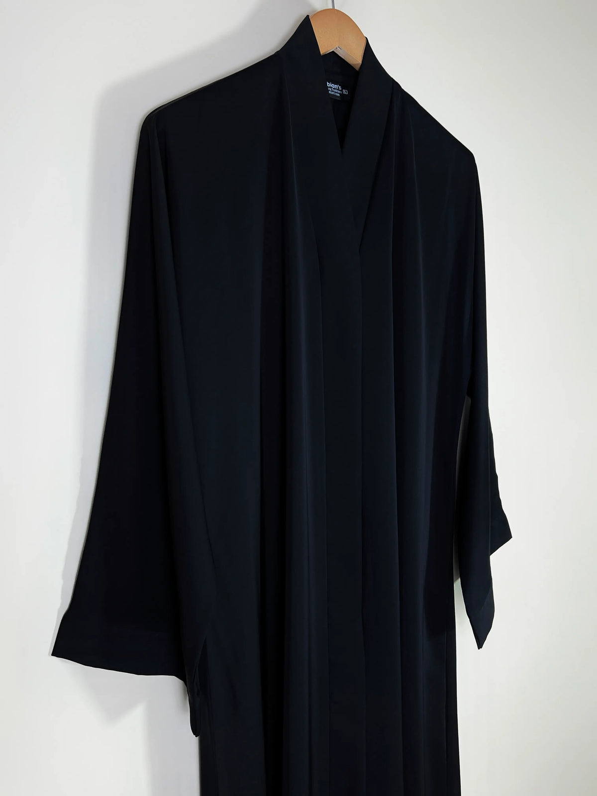 Black - Grace Open Abaya HJ1736