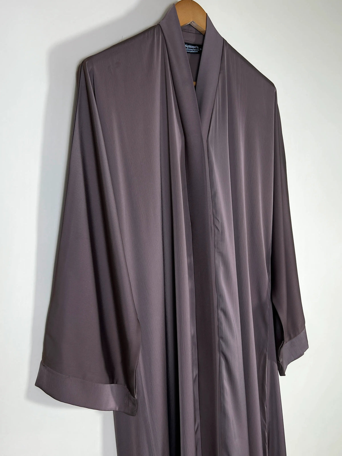 Mocha Taupe - Grace Open Abaya HJ1737