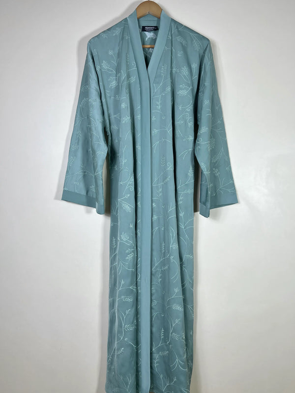 Botanical Luxe Abaya - Sage Green HJ1755
