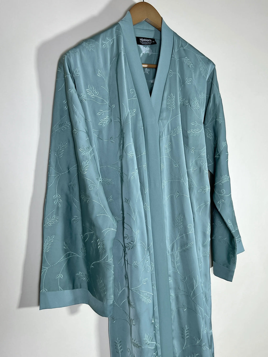 Botanical Luxe Abaya - Sage Green HJ1755