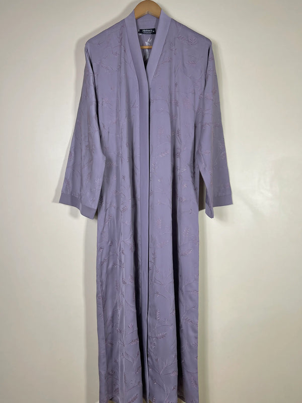 Botanical Luxe Abaya - Lavender HJ1753