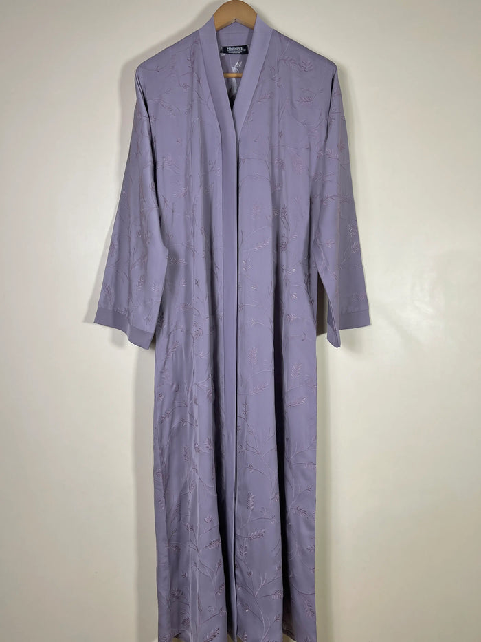 Botanical Luxe Abaya - Lavender HJ1753