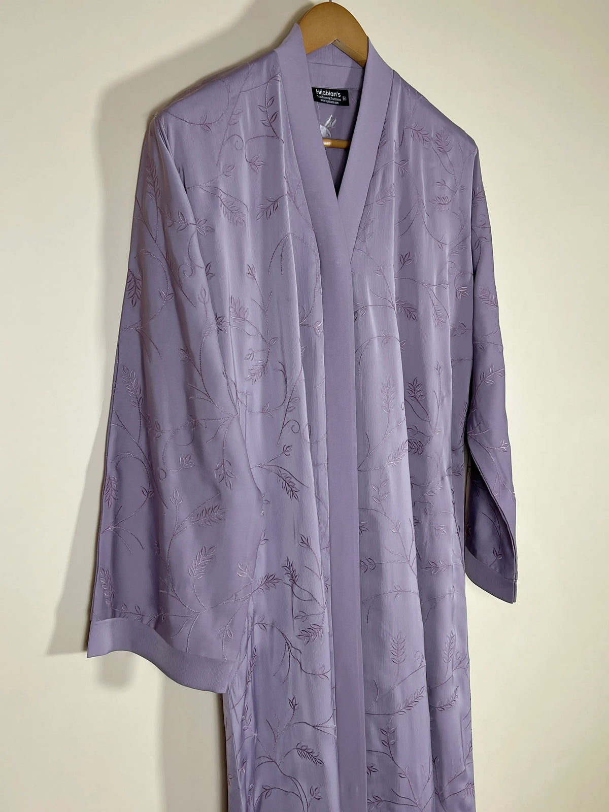 Botanical Luxe Abaya - Lavender HJ1753