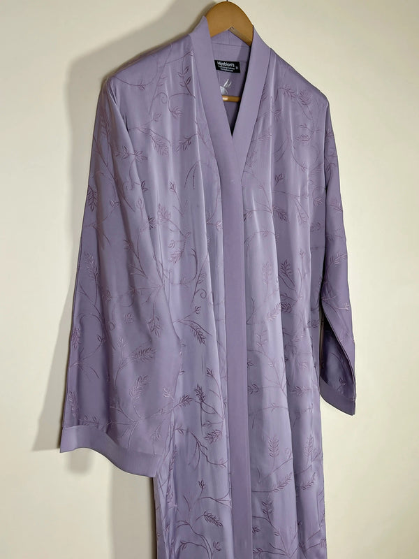 Botanical Luxe Abaya - Lavender HJ1753
