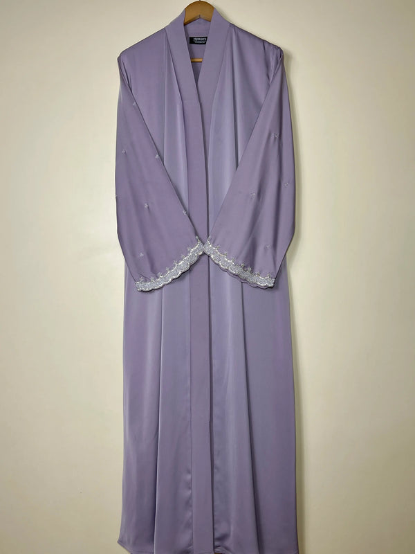 Nisa Luxe Abaya - Lavender HJ1745