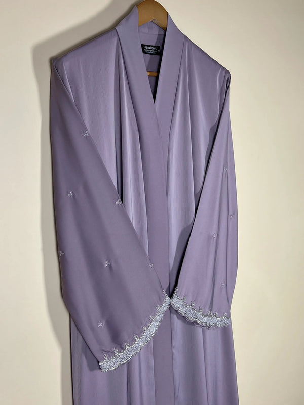 Nisa Luxe Abaya - Lavender HJ1745