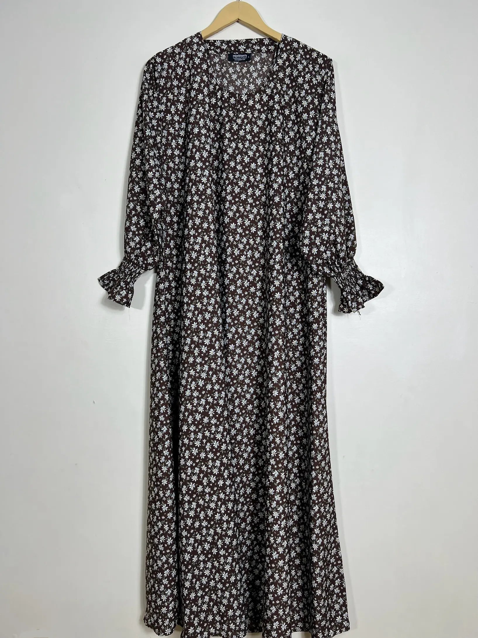 Brunette - Floral Maxi Abaya HJ0924