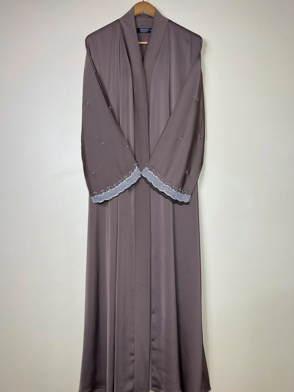 Nisa Luxe Abaya - Mocha taupe HJ1747