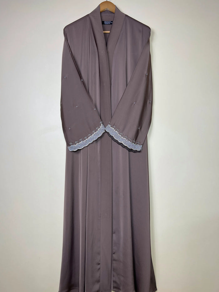 Nisa Luxe Abaya - Mocha taupe HJ1747