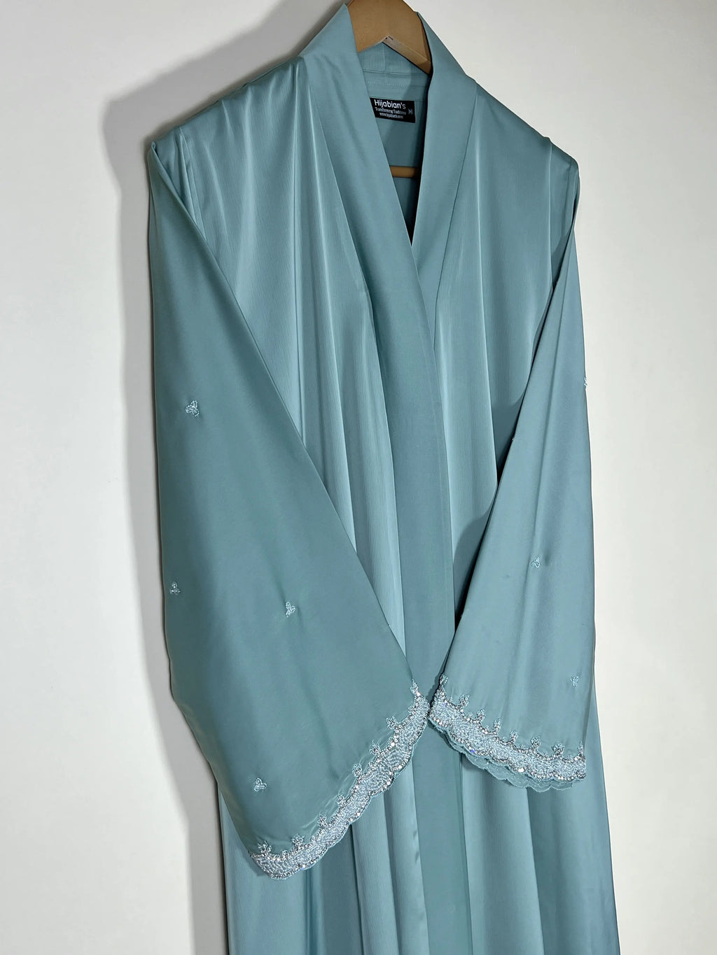 Nisa Luxe Abaya - Sage Green HJ1746