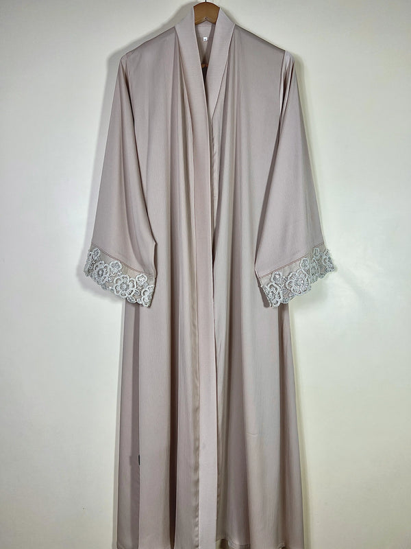 Pearl  Beige - Haneen Abaya HJ1719