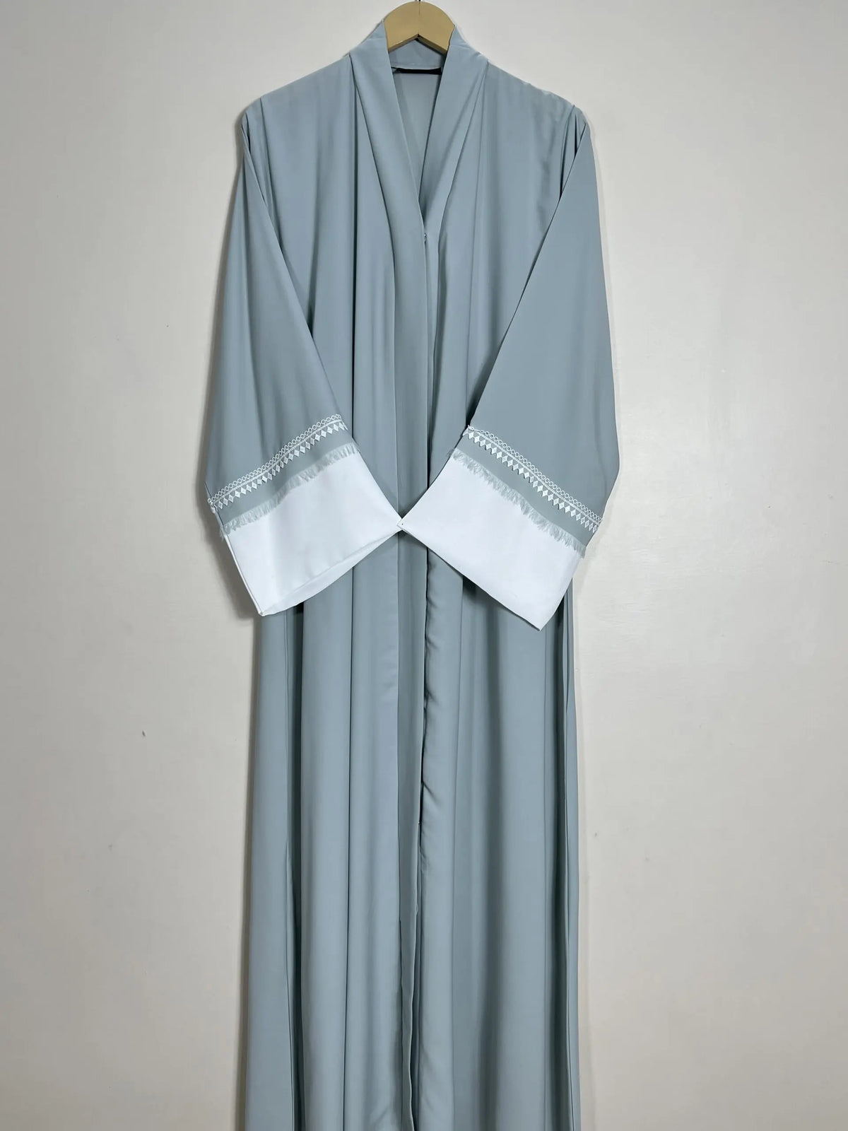 Mint - Fray Border Luxe Abaya HJ0948 Main image