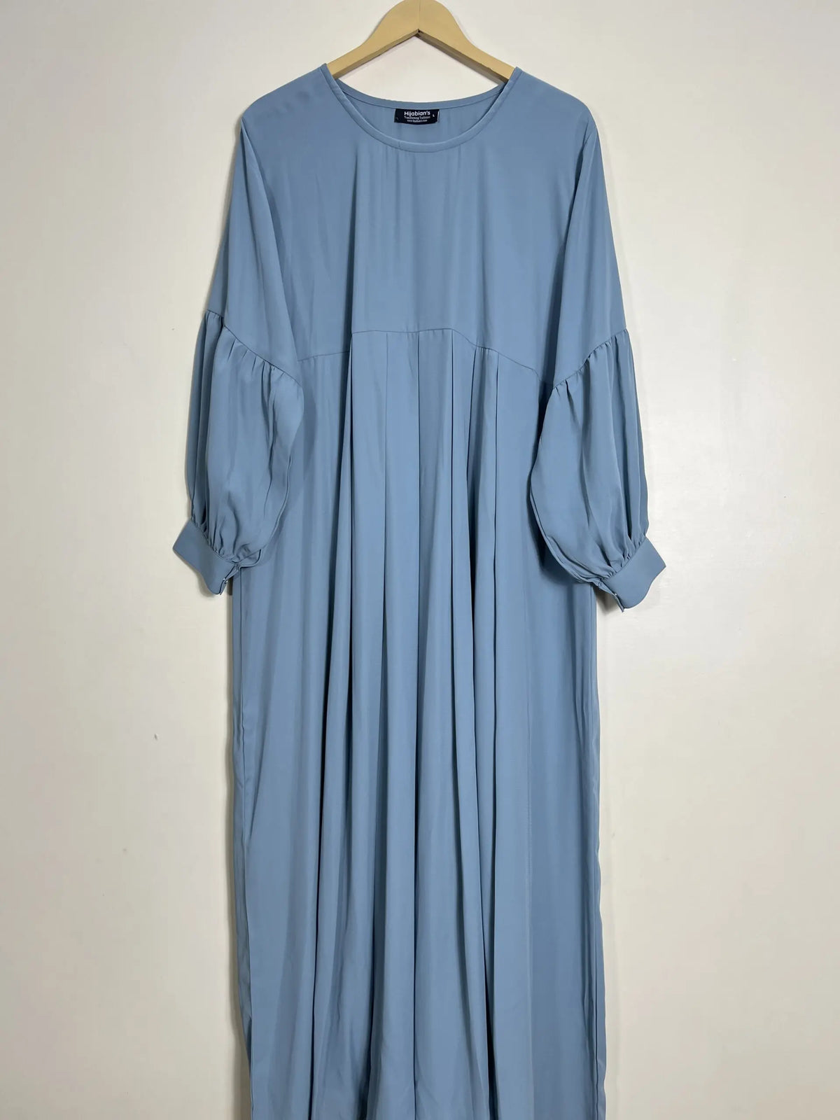 Steel Blue - Pleated Abaya HJ0954 Main image