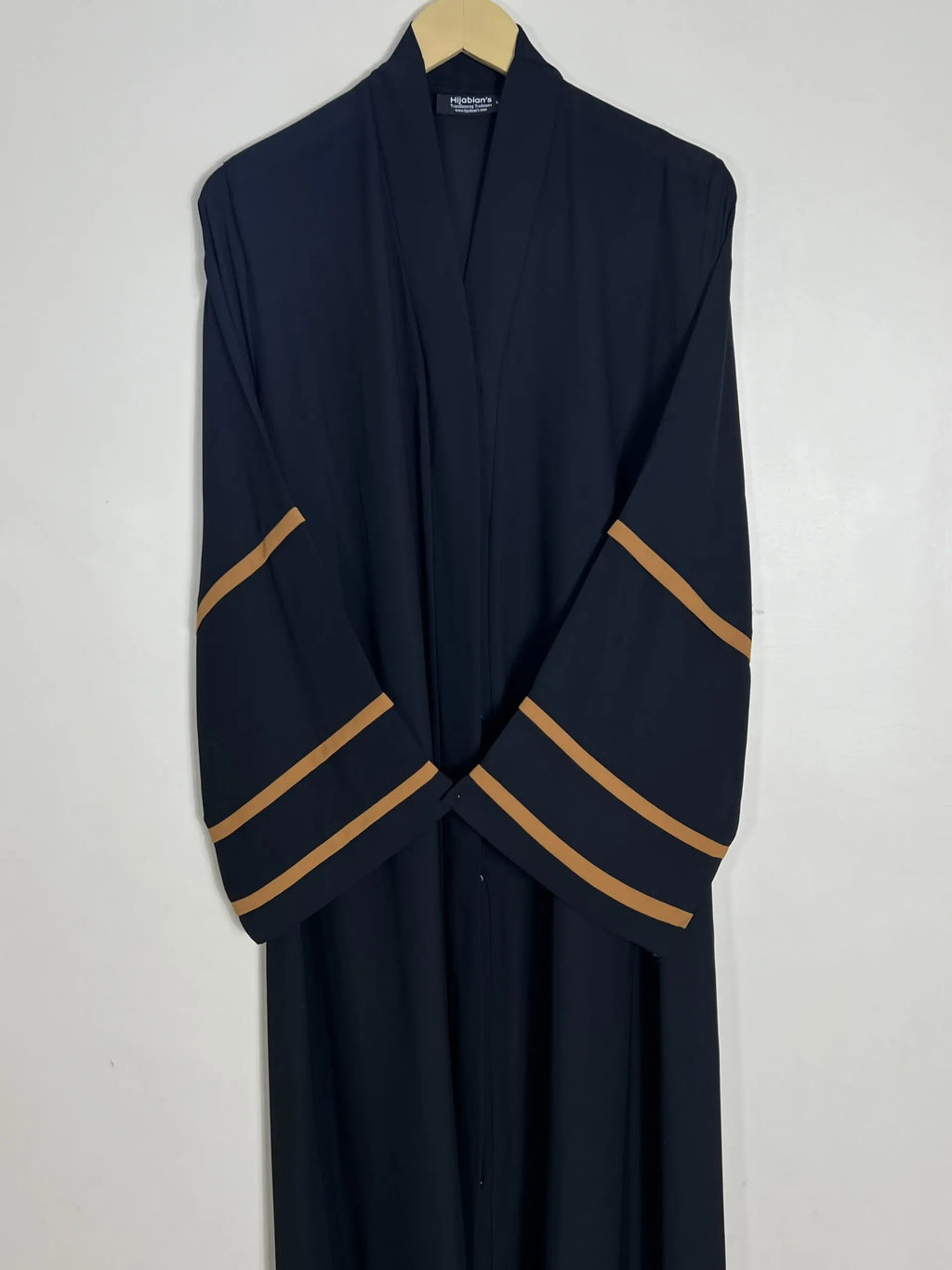 Mustard - Pipen Delight Black Abaya HJ0956