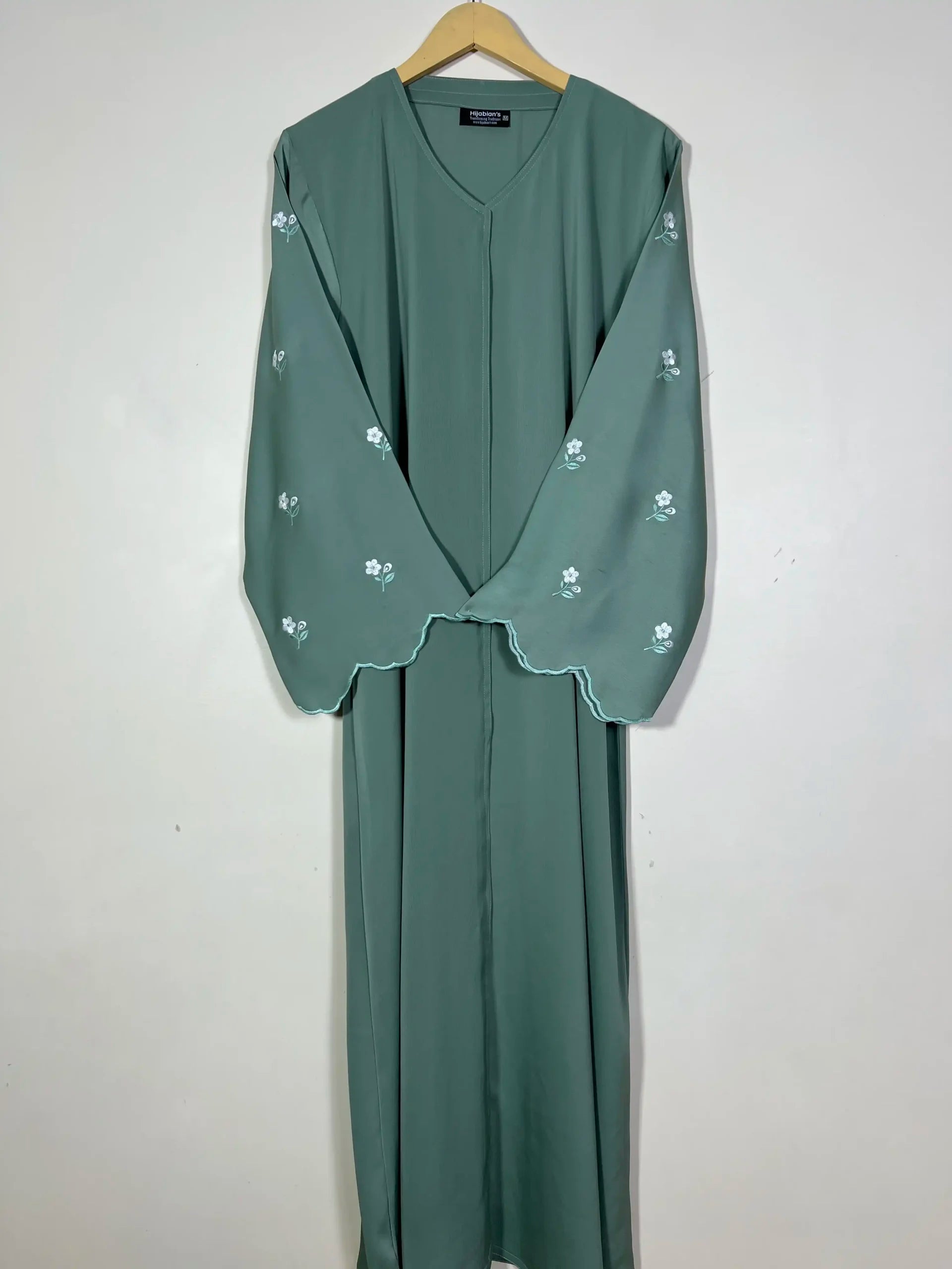 Hooria Abaya - Sage Green