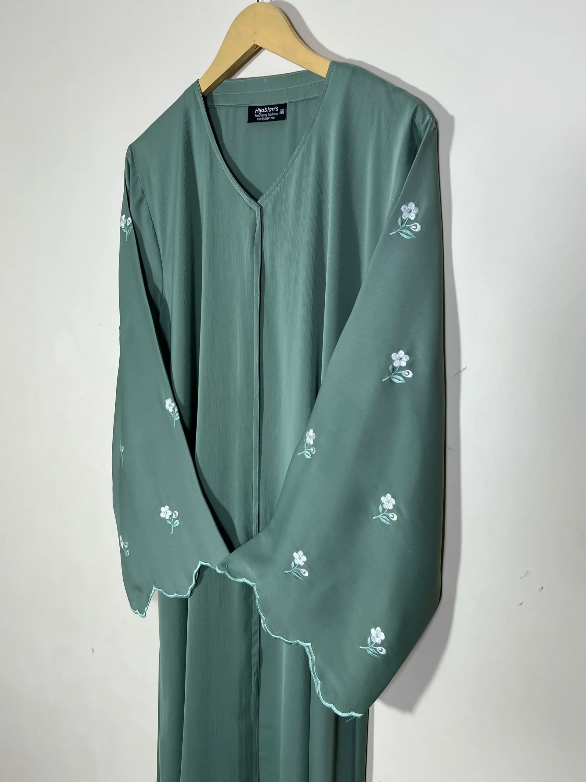 Hooria Abaya - Sage Green
