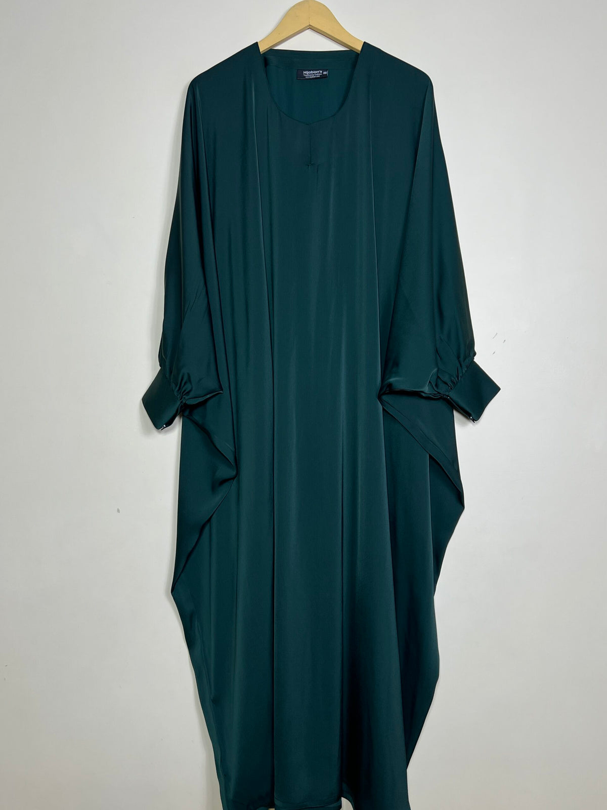 Bottle Green - Butterfly Style Abaya HJ1327 Main image