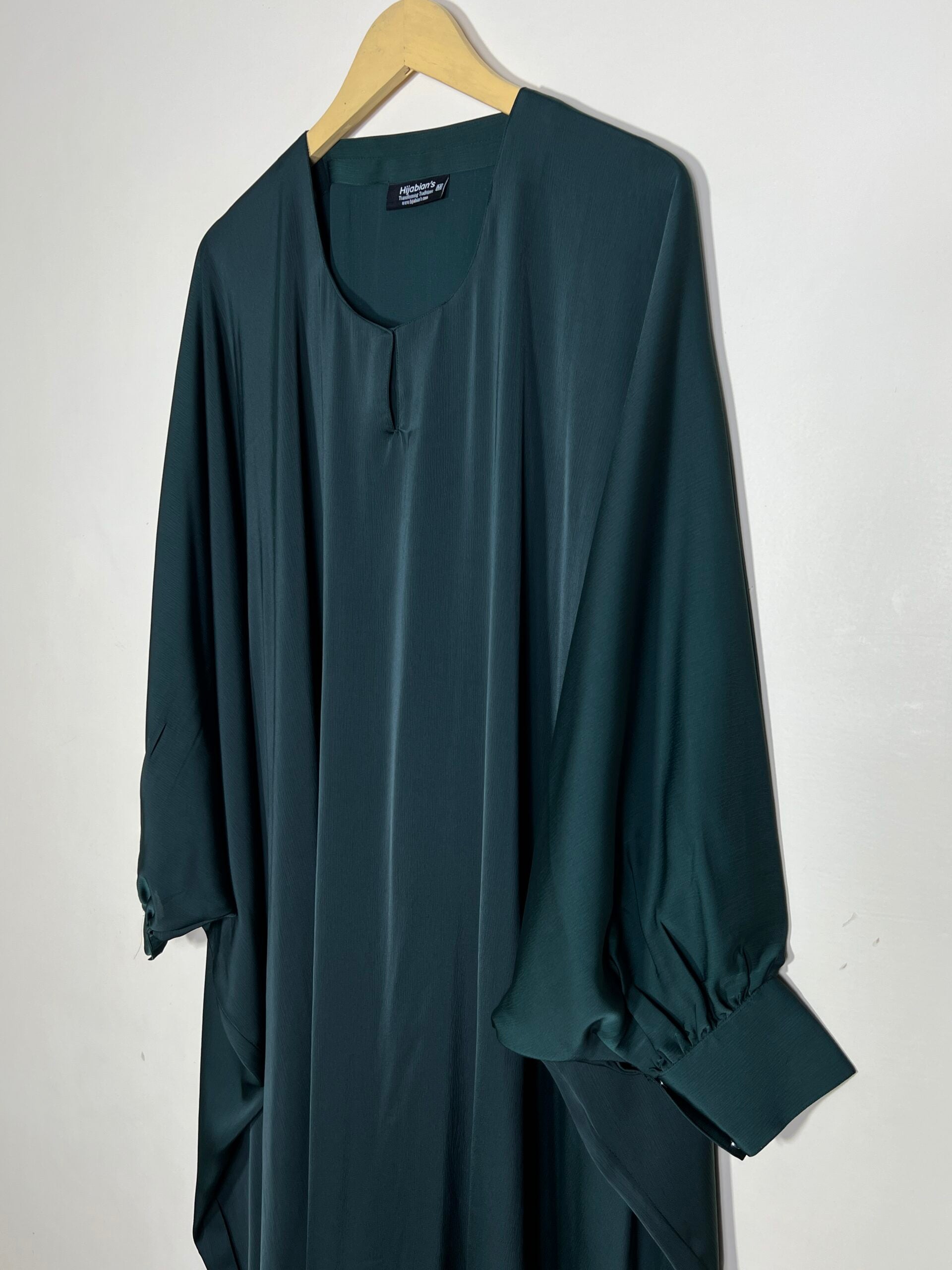 Bottle Green - Butterfly Style Abaya HJ1327 Secondary image