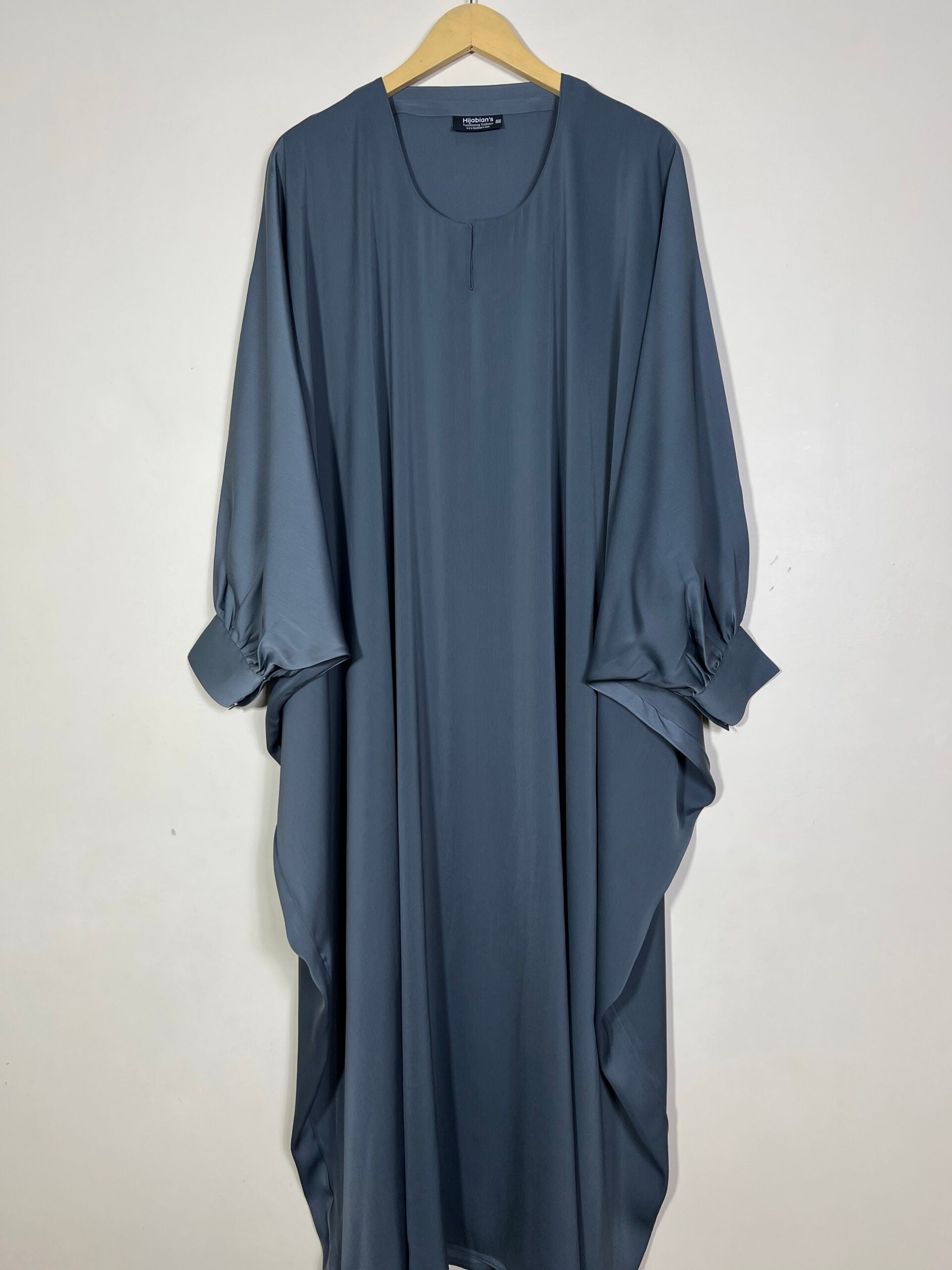 Slate Grey - Butterfly Style Abaya HJ1328