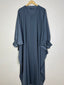 Slate Grey - Butterfly Style Abaya HJ1328