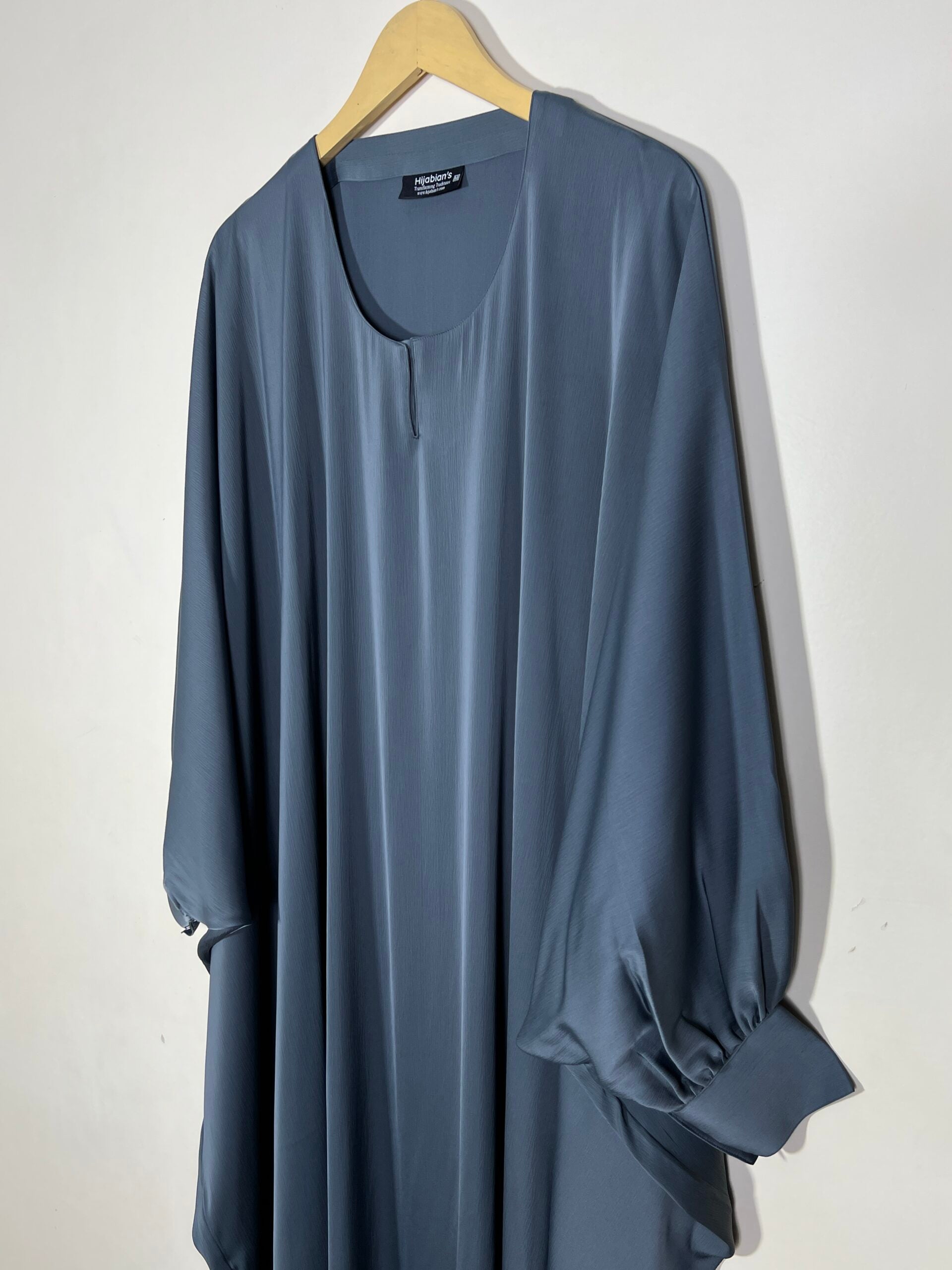 Slate Grey - Butterfly Style Abaya HJ1328