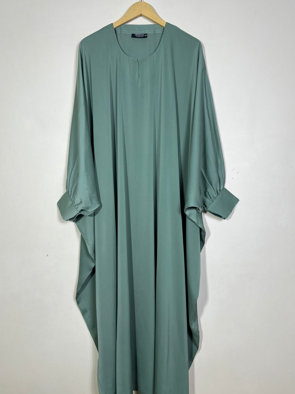 Sage Green - Butterfly Style Abaya HJ1330