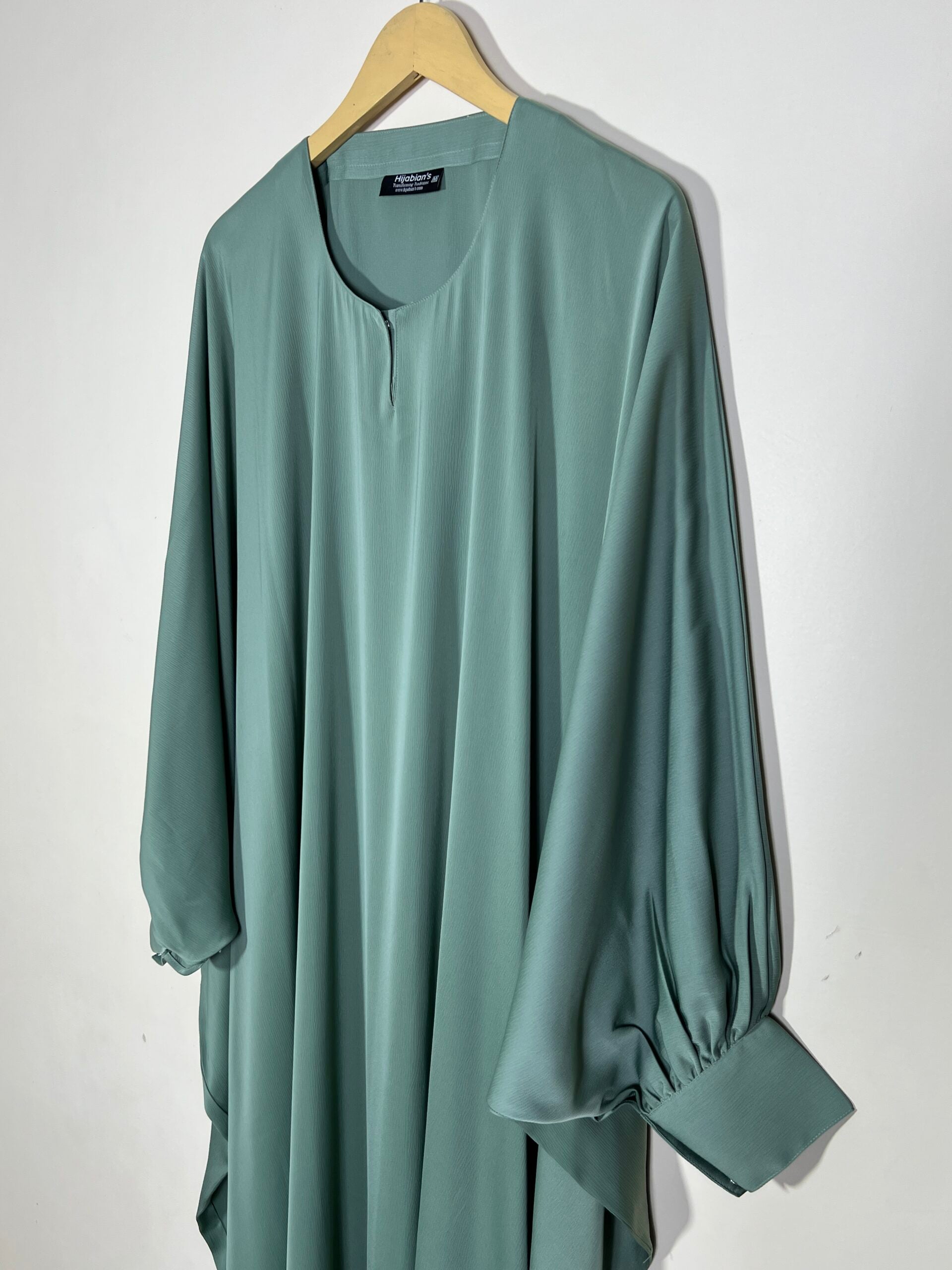 Sage Green - Butterfly Style Abaya HJ1330 Secondary image