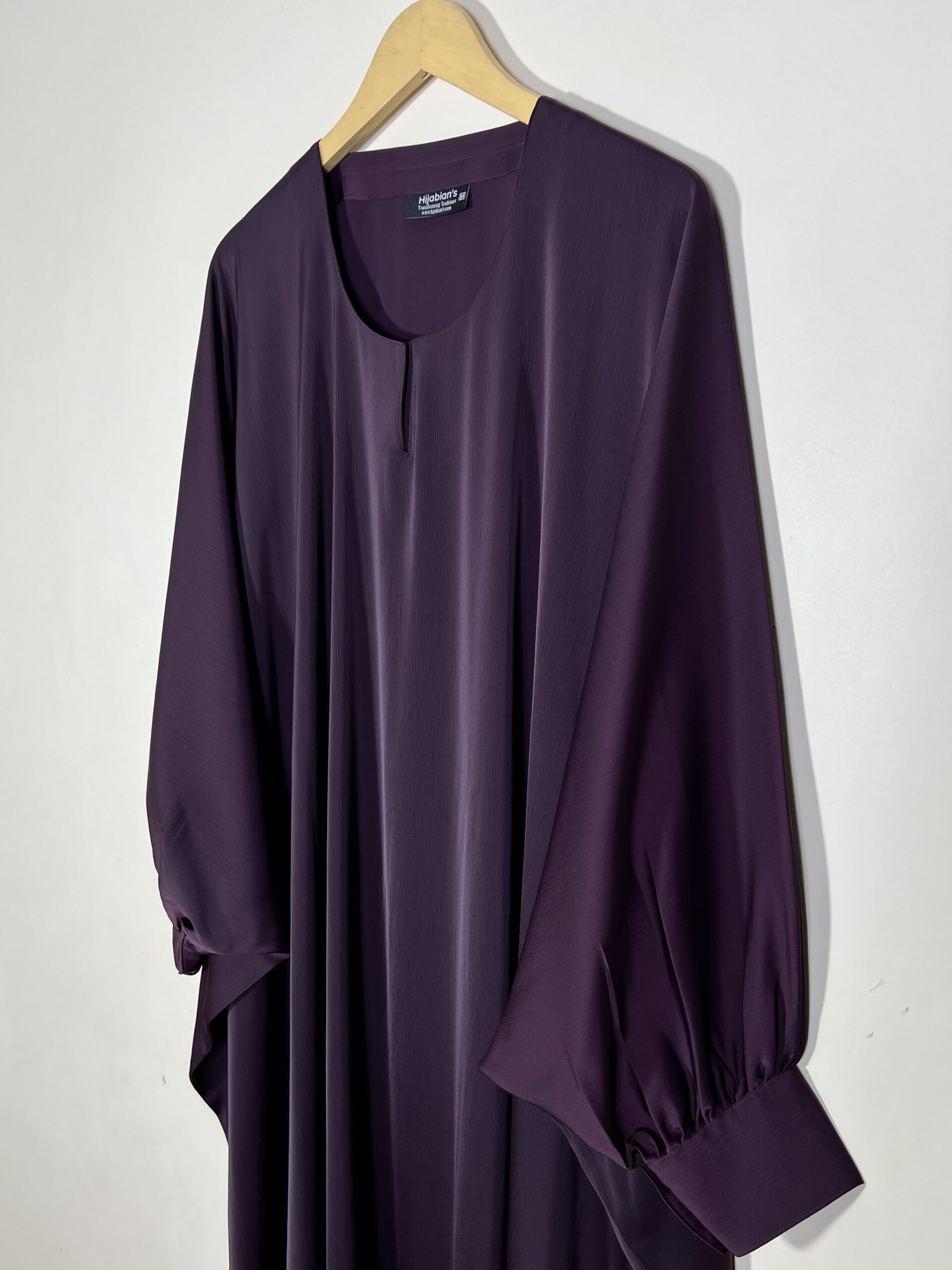 Purple - Butterfly Style Abaya HJ1329 Secondary image