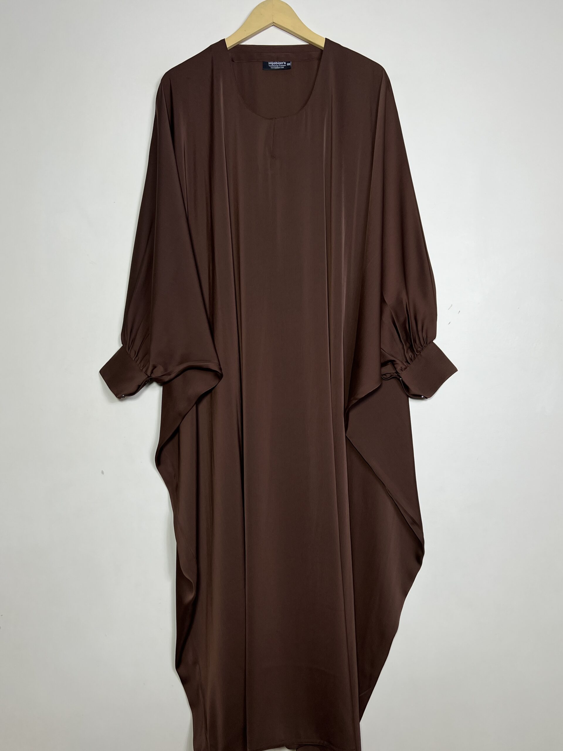 Brown - Butterfly Style Abaya HJ1331