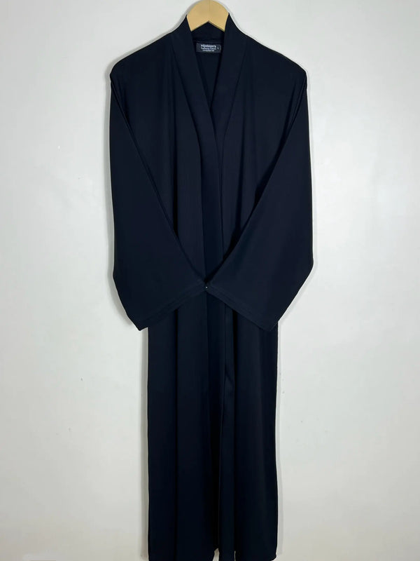 Black - Serenity Pleat Abaya HJ0973