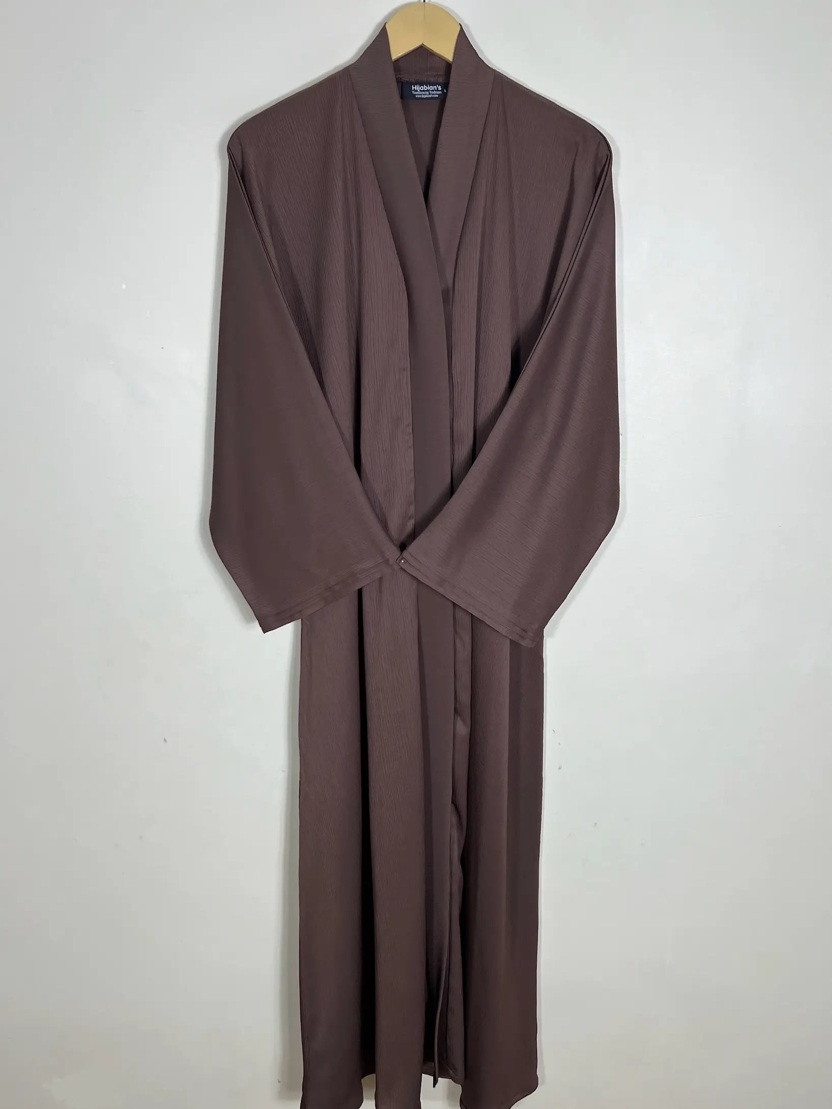 Chestnut - Serenity Pleat Abaya HJ1405
