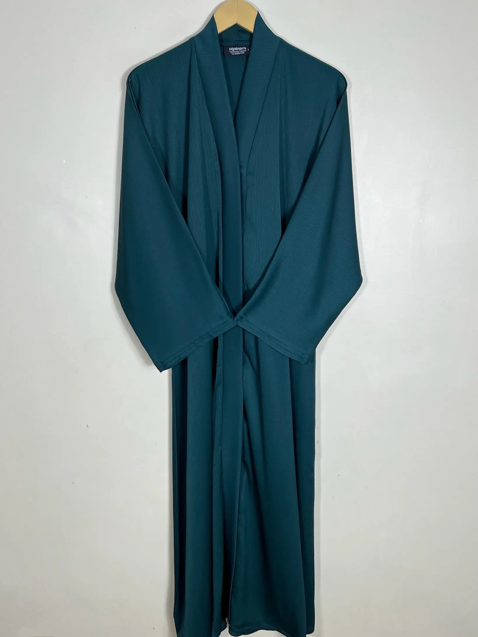 Teal - Serenity Pleat Abaya HJ1406