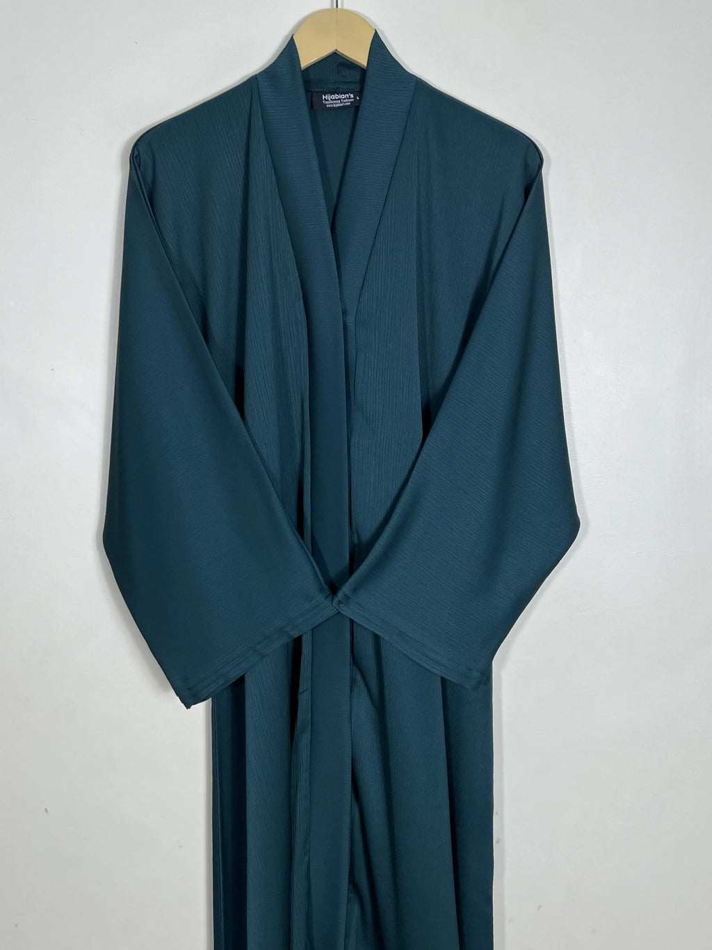 Teal - Serenity Pleat Abaya HJ1406