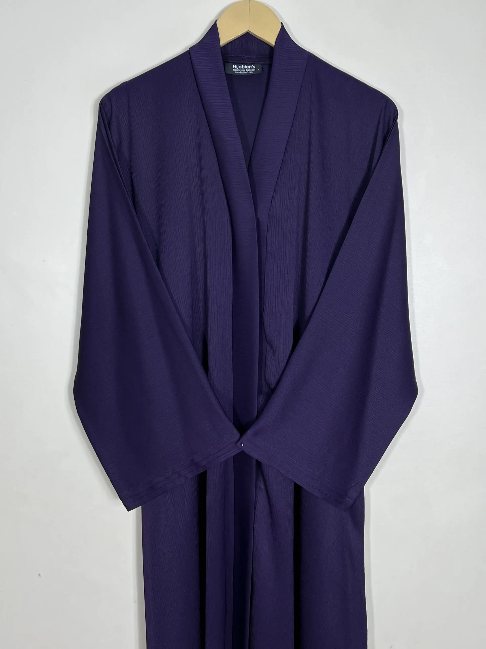 Purple - Serenity Pleat Abaya HJ0976