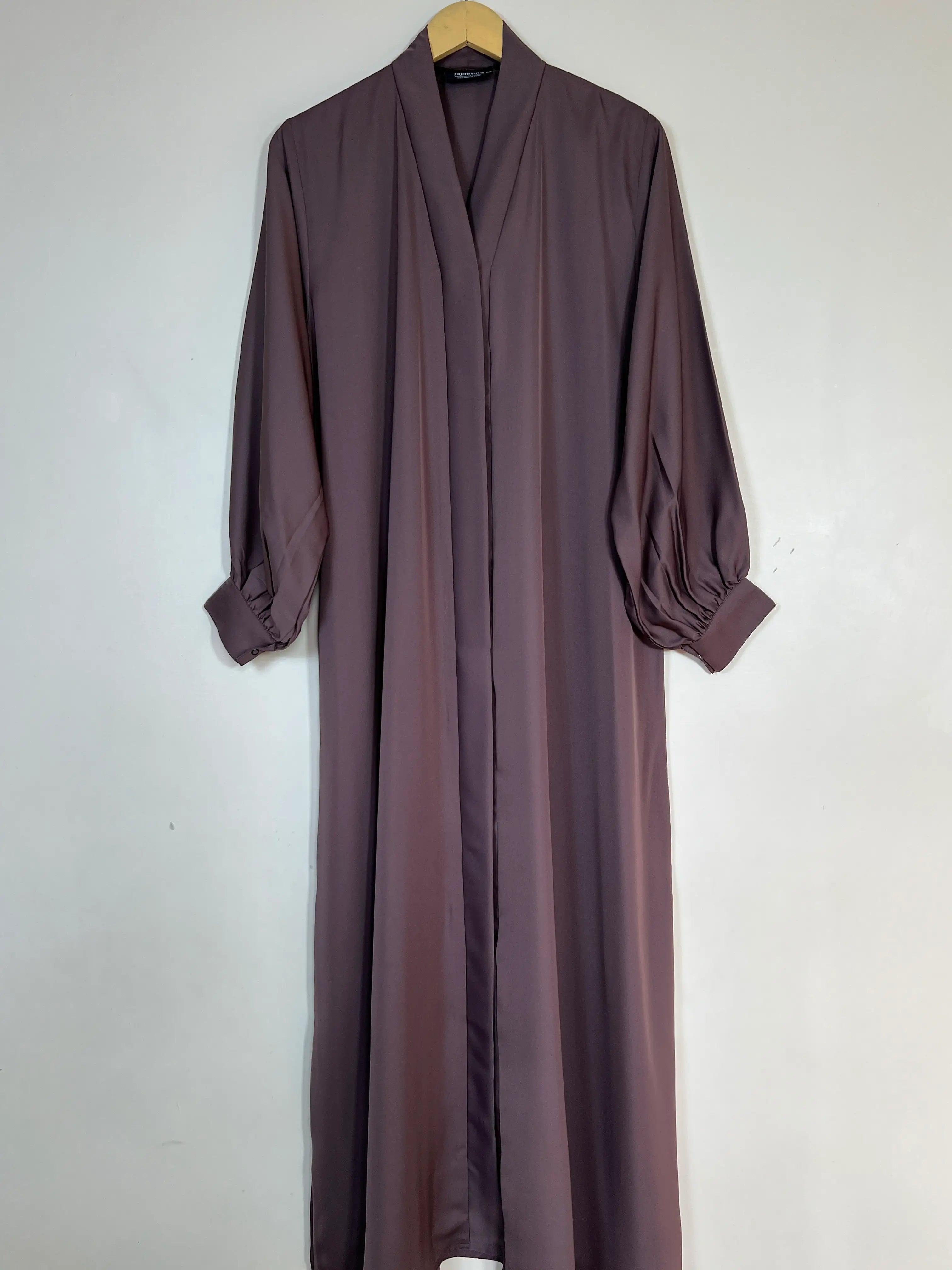 Smoky Mauve - Front Open Abaya HJ1377