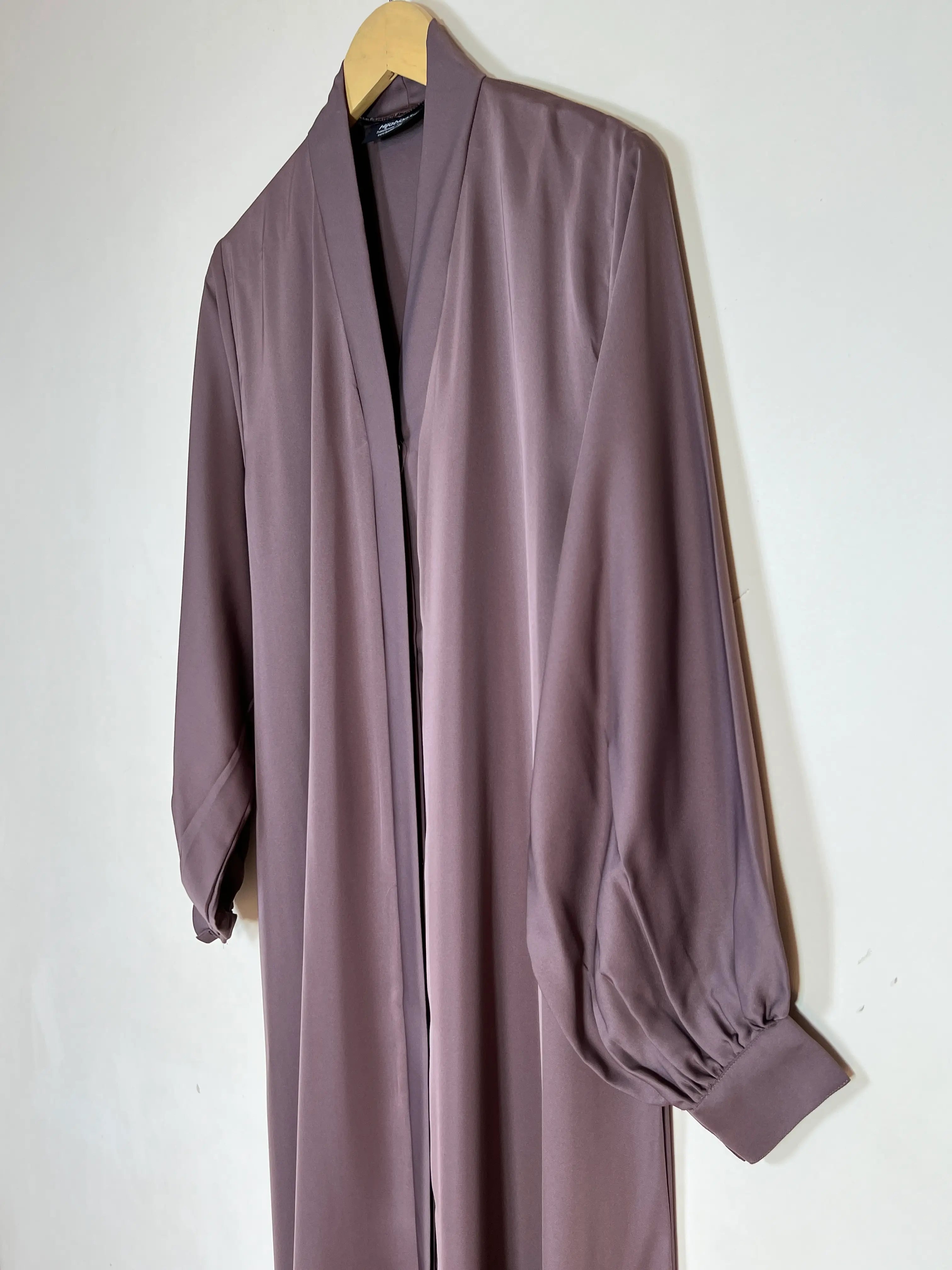 Smoky Mauve - Front Open Abaya HJ1377 Secondary image