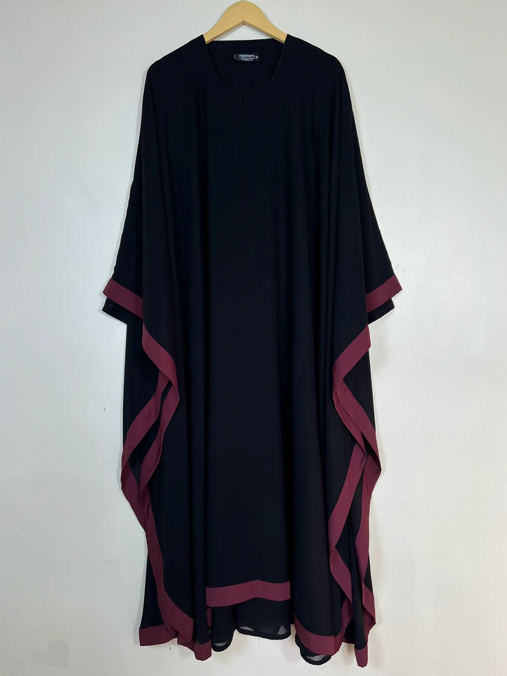 Deep Maroon - Aura Abaya HJ1379