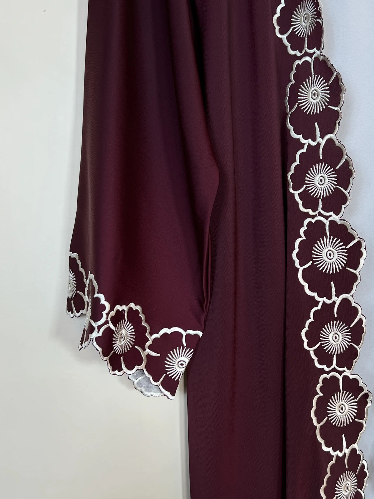 Mulberry - Fleur Embroidered Abaya HJ1717