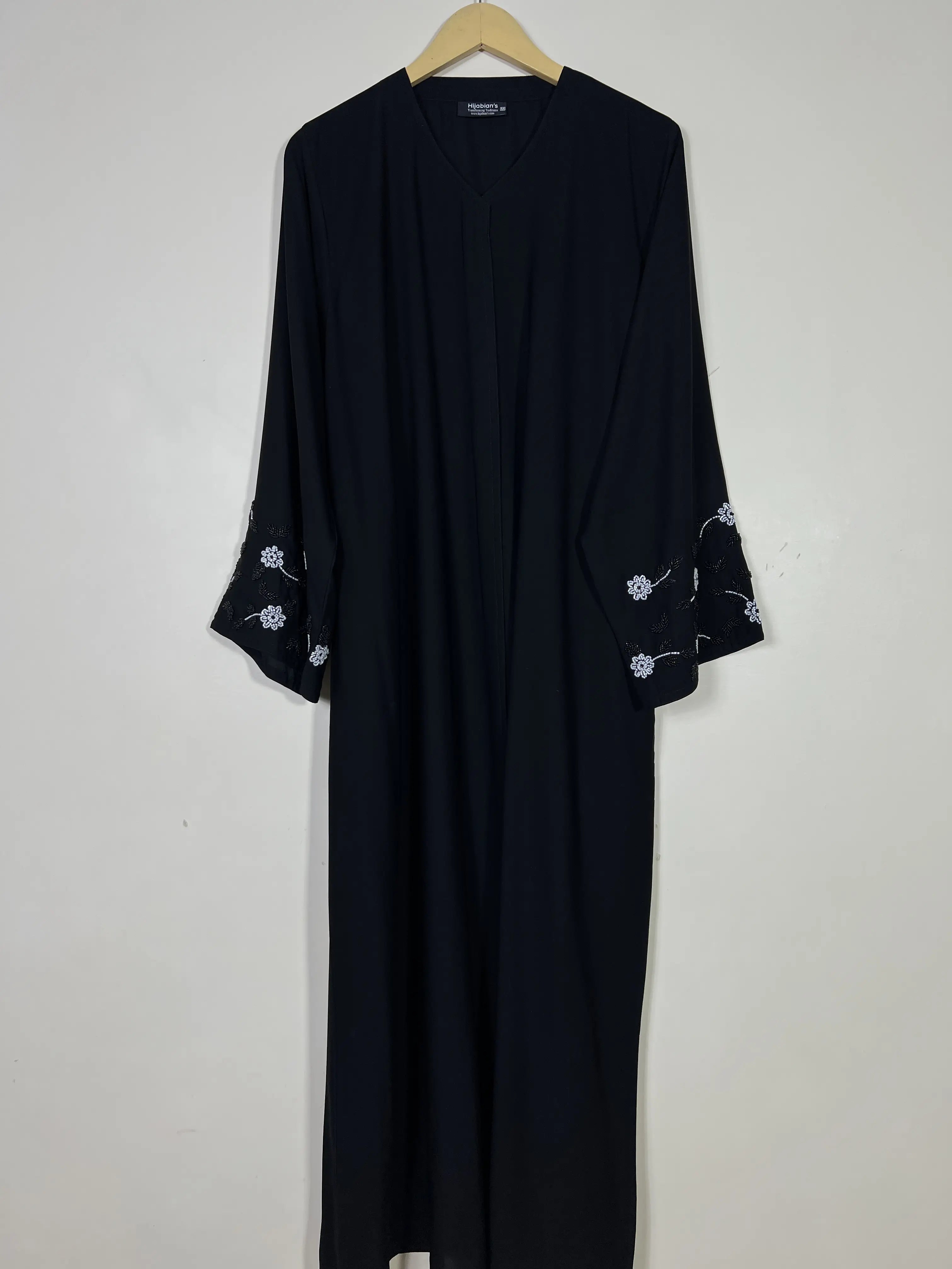 Black - Ravina Handwork Abaya HJ1539 Secondary image