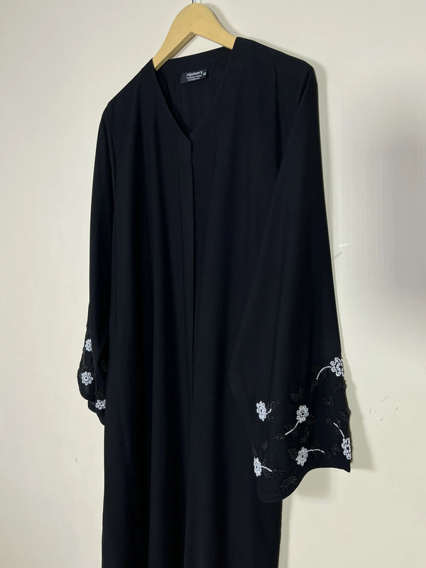 Black - Ravina Handwork Abaya HJ1539