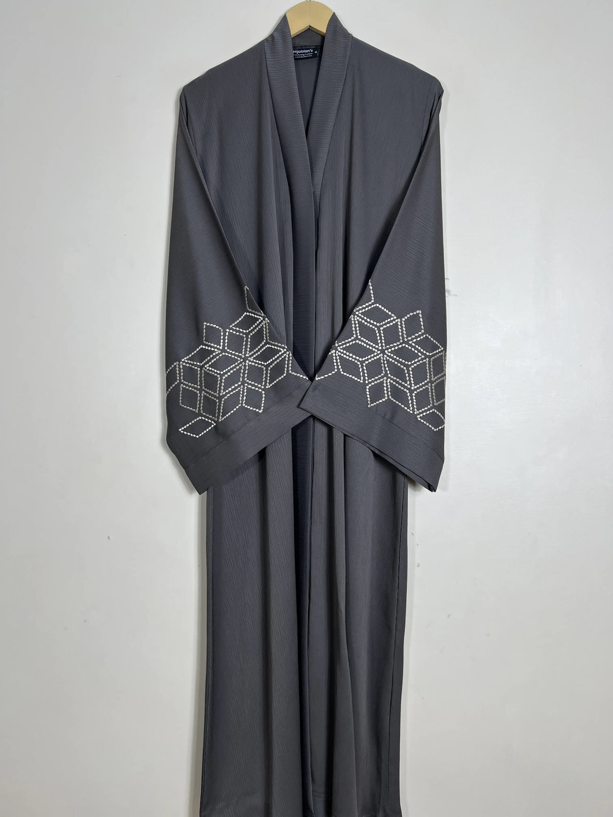 Grey - Sapphire Luxe Abaya HJ1411 Main image