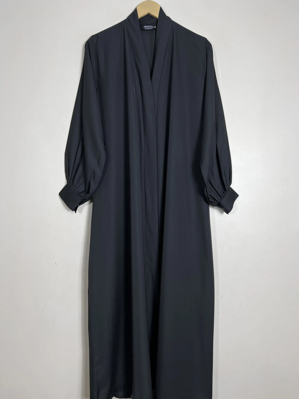 Charcoal - Front Open Abaya HJ1020